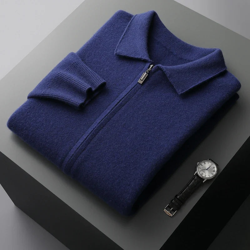 Vince Heren Vest | Kraag met Ritssluiting