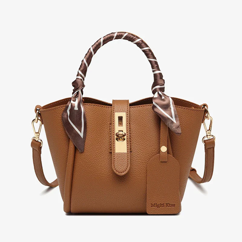 Valentia - Luxe Handtas met Zijde Detail