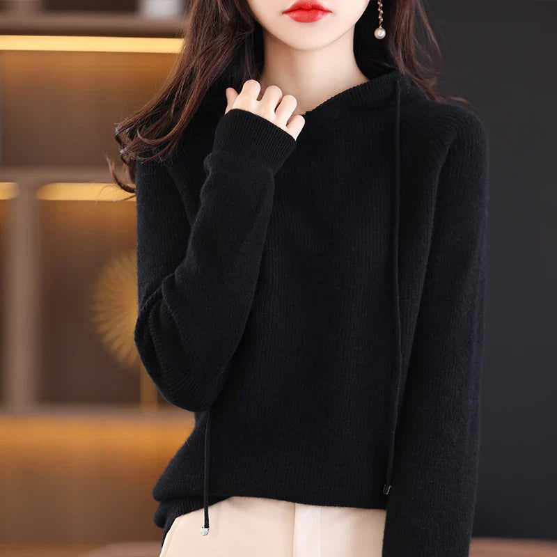 Fiona Hoodie Dames | Wol & Gebreid