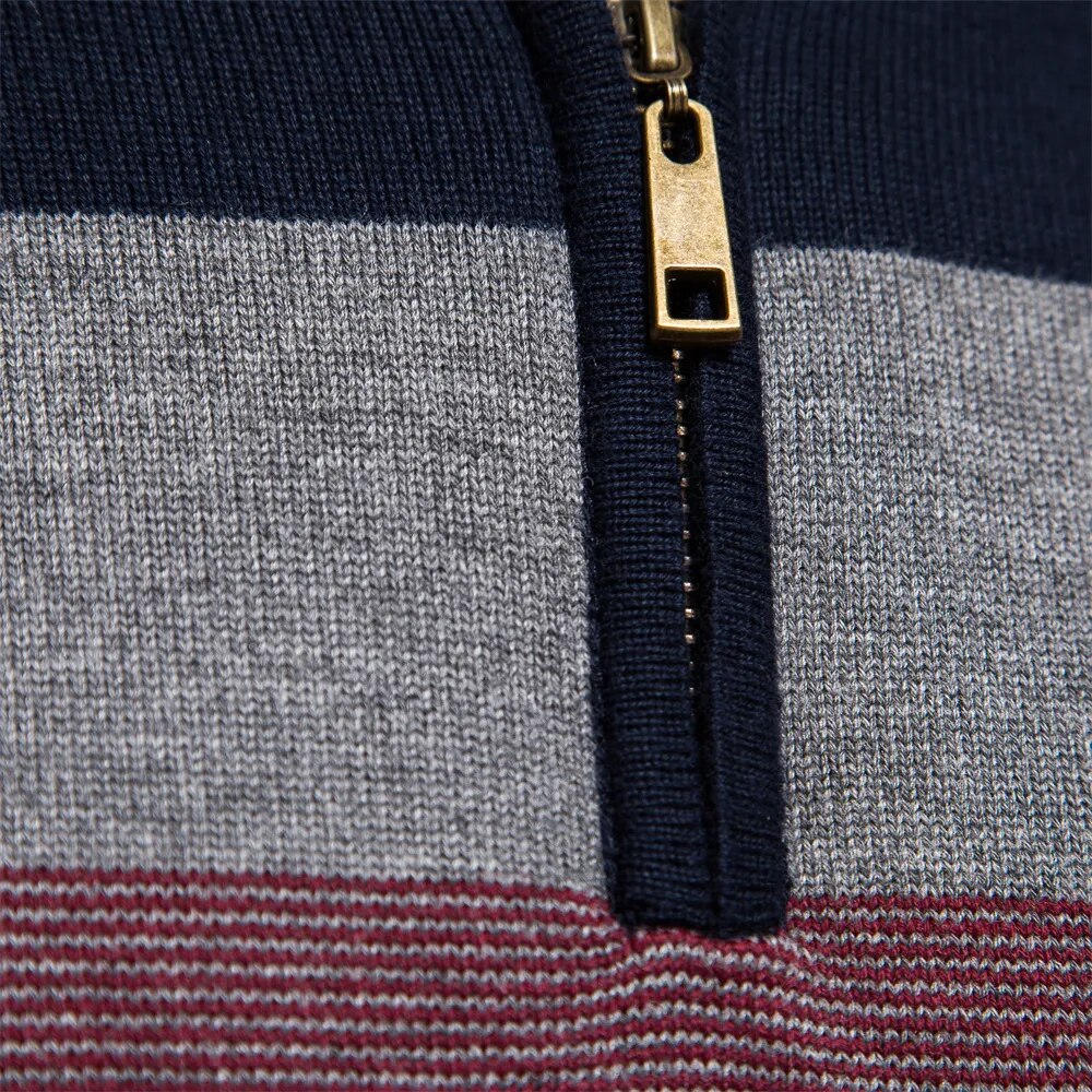 Trevor Trui Heren | Half Zip & Gestreept