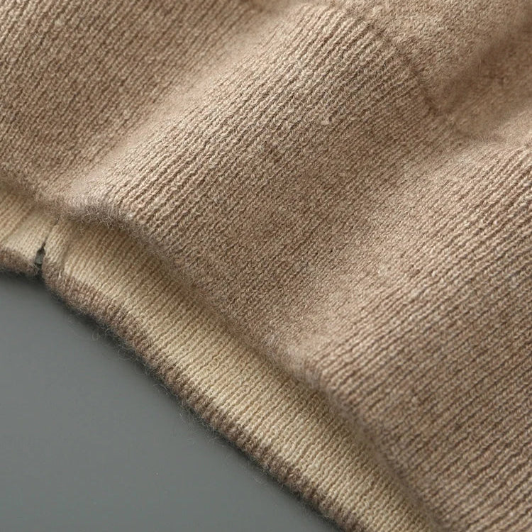 Steve Heren Vest | Gebreid met Rits