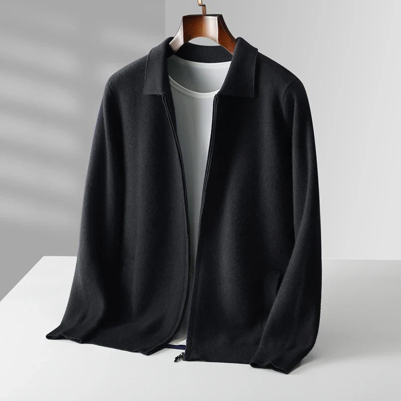 Vince Heren Vest | Kraag met Ritssluiting