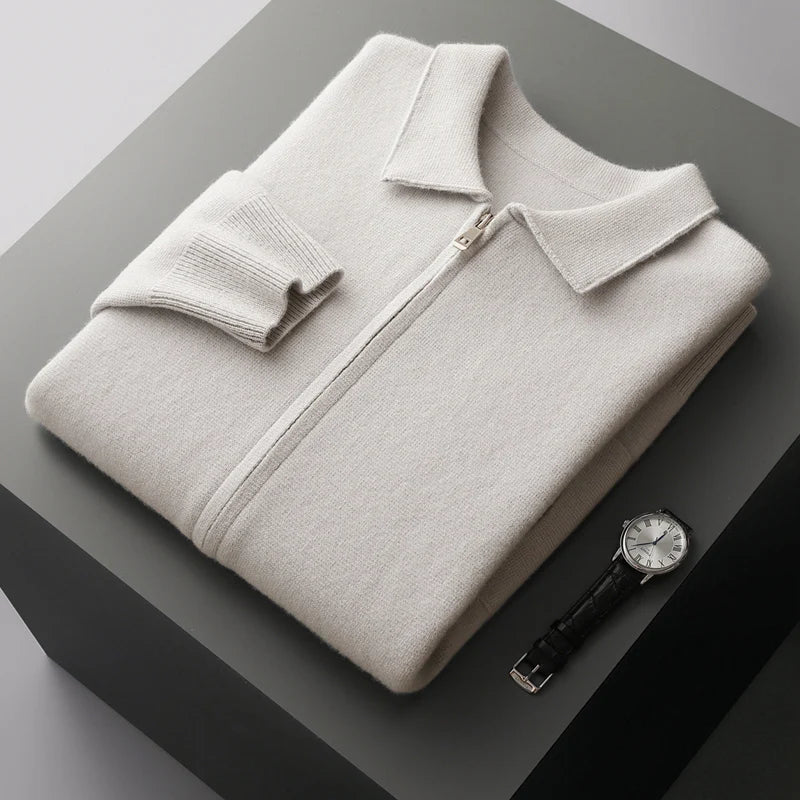 Vince Heren Vest | Kraag met Ritssluiting