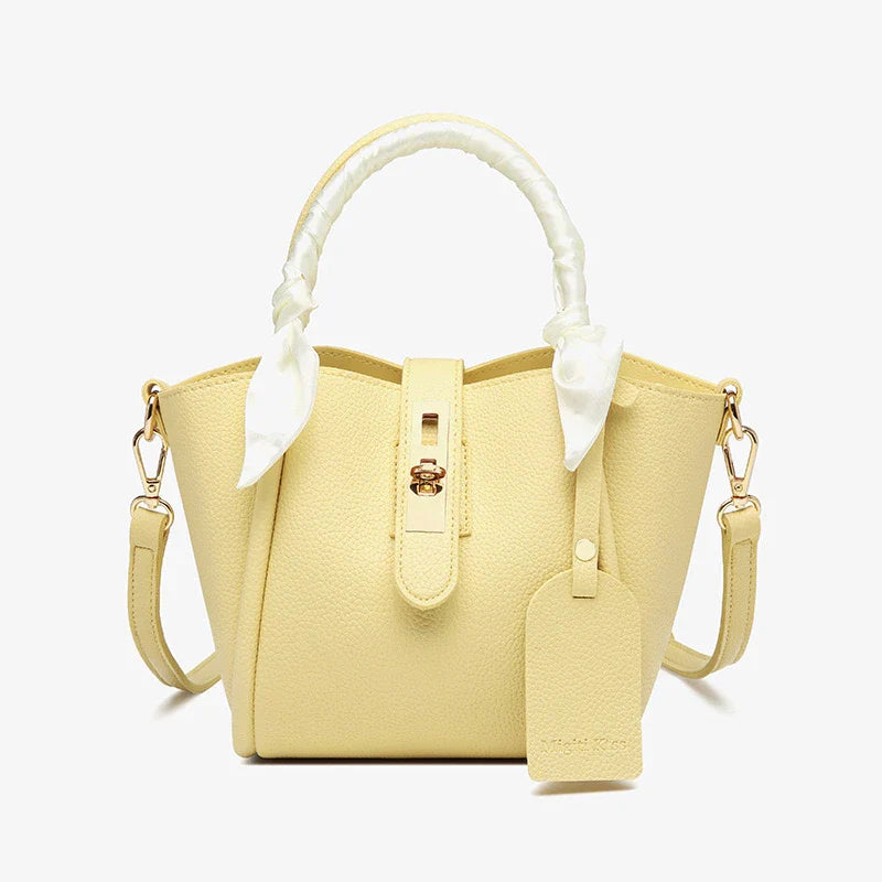 Valentia - Luxe Handtas met Zijde Detail