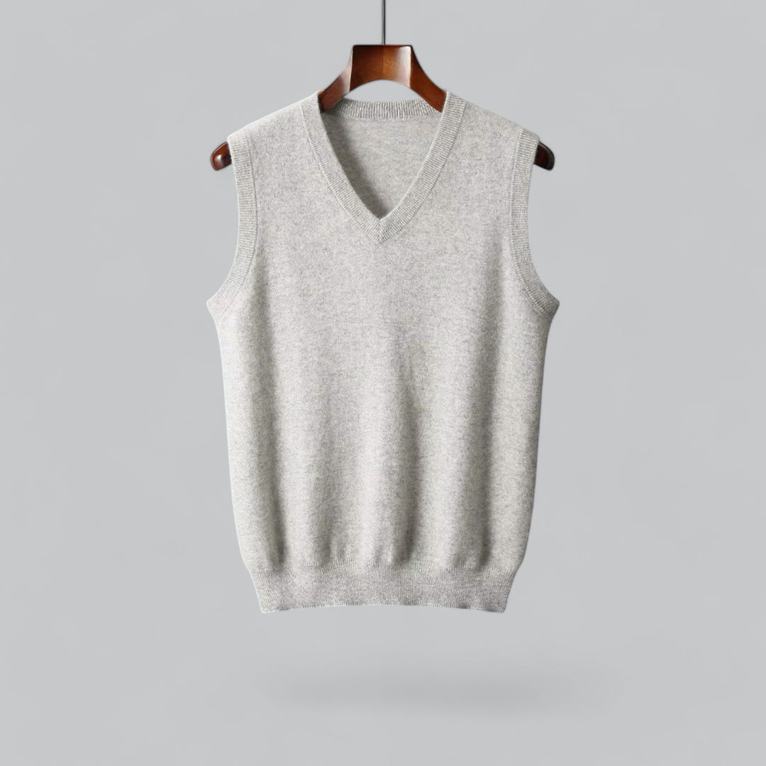 Elric - Luxe Kasjmier Mouwloos Vest voor Heren