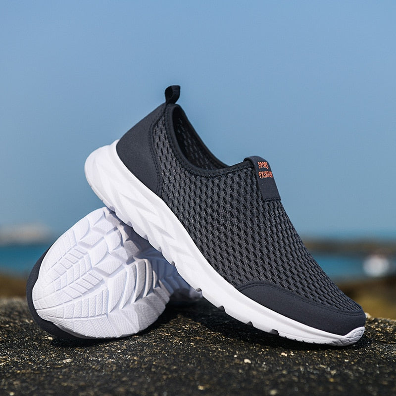 Ademend Slip-On Sneakers voor Heren – Lichtgewicht & Comfortabel