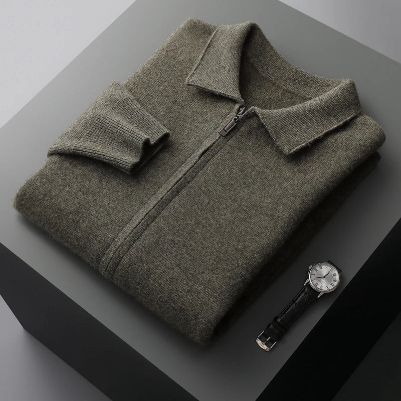 Vince Heren Vest | Kraag met Ritssluiting