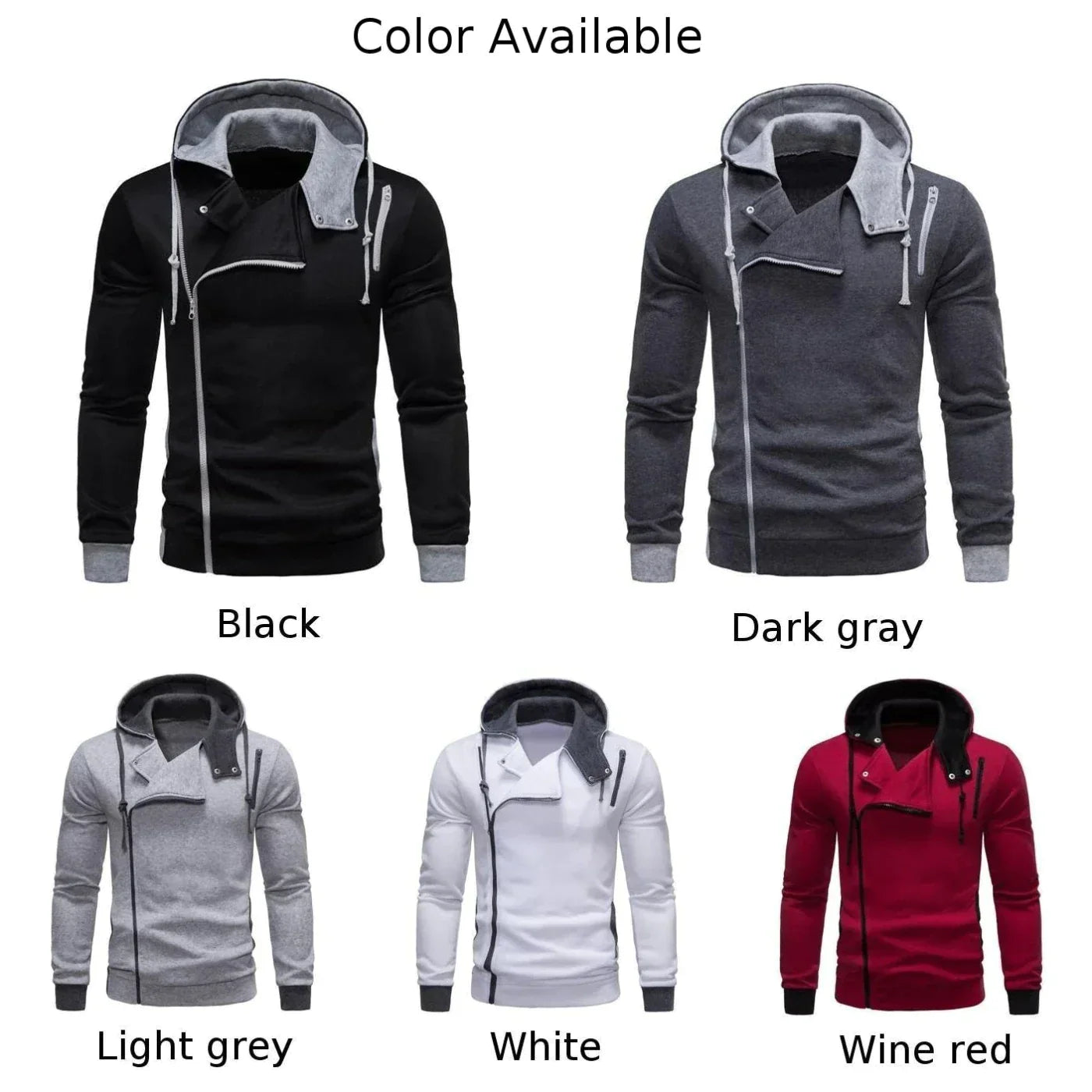 Zayden Heren Hoodie | Rits en Capuchon