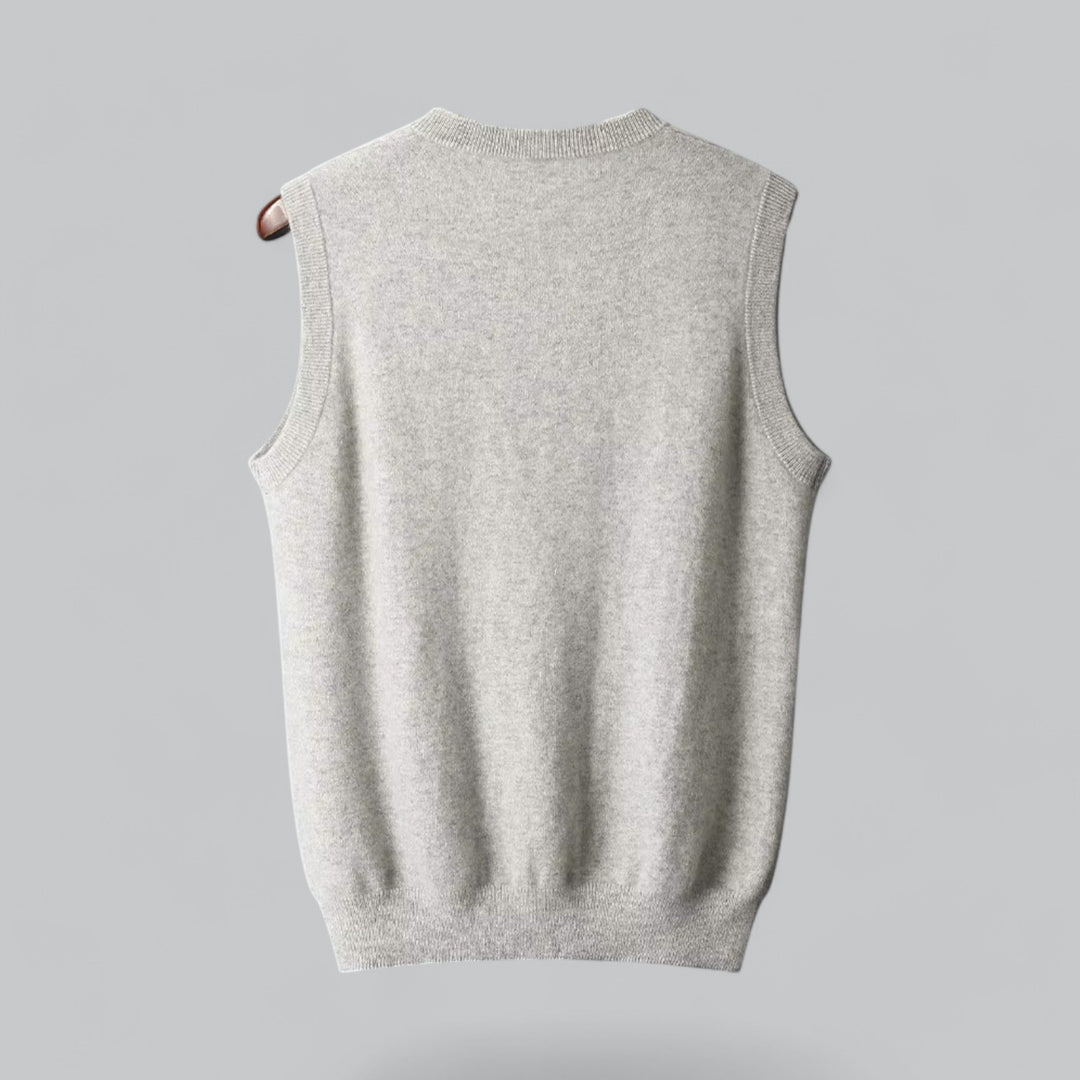 Elric - Luxe Kasjmier Mouwloos Vest voor Heren