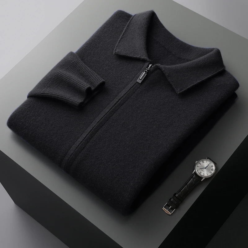 Vince Heren Vest | Kraag met Ritssluiting