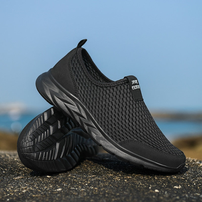 Ademend Slip-On Sneakers voor Heren – Lichtgewicht & Comfortabel