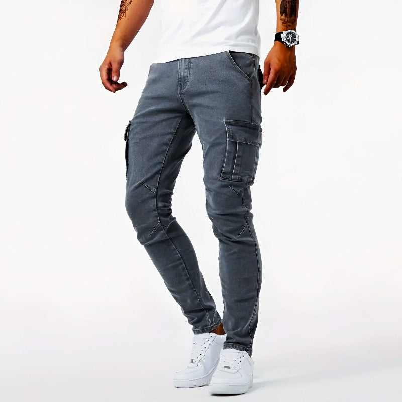 Xayden – Heren Skinny Cargo Broek
