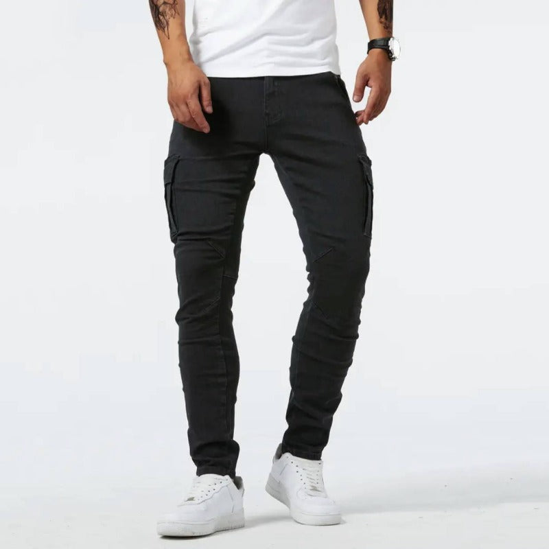 Xayden – Heren Skinny Cargo Broek