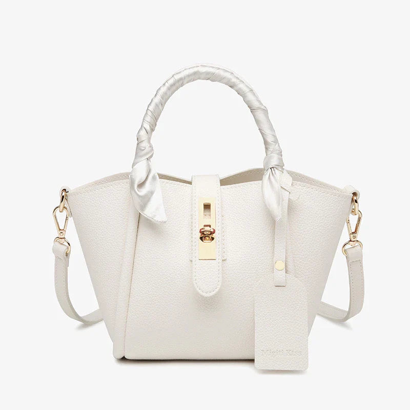 Valentia - Luxe Handtas met Zijde Detail
