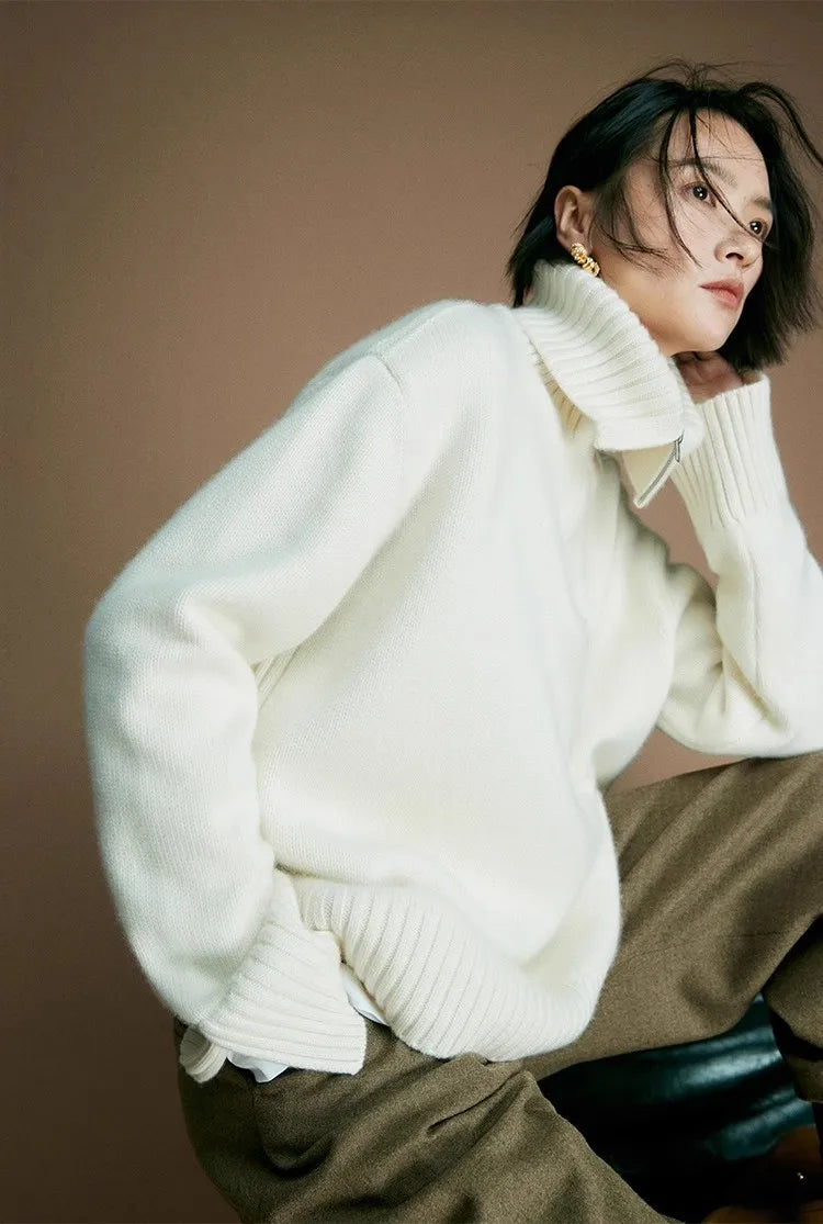 Trui Dames | Half Zip & Gebreid