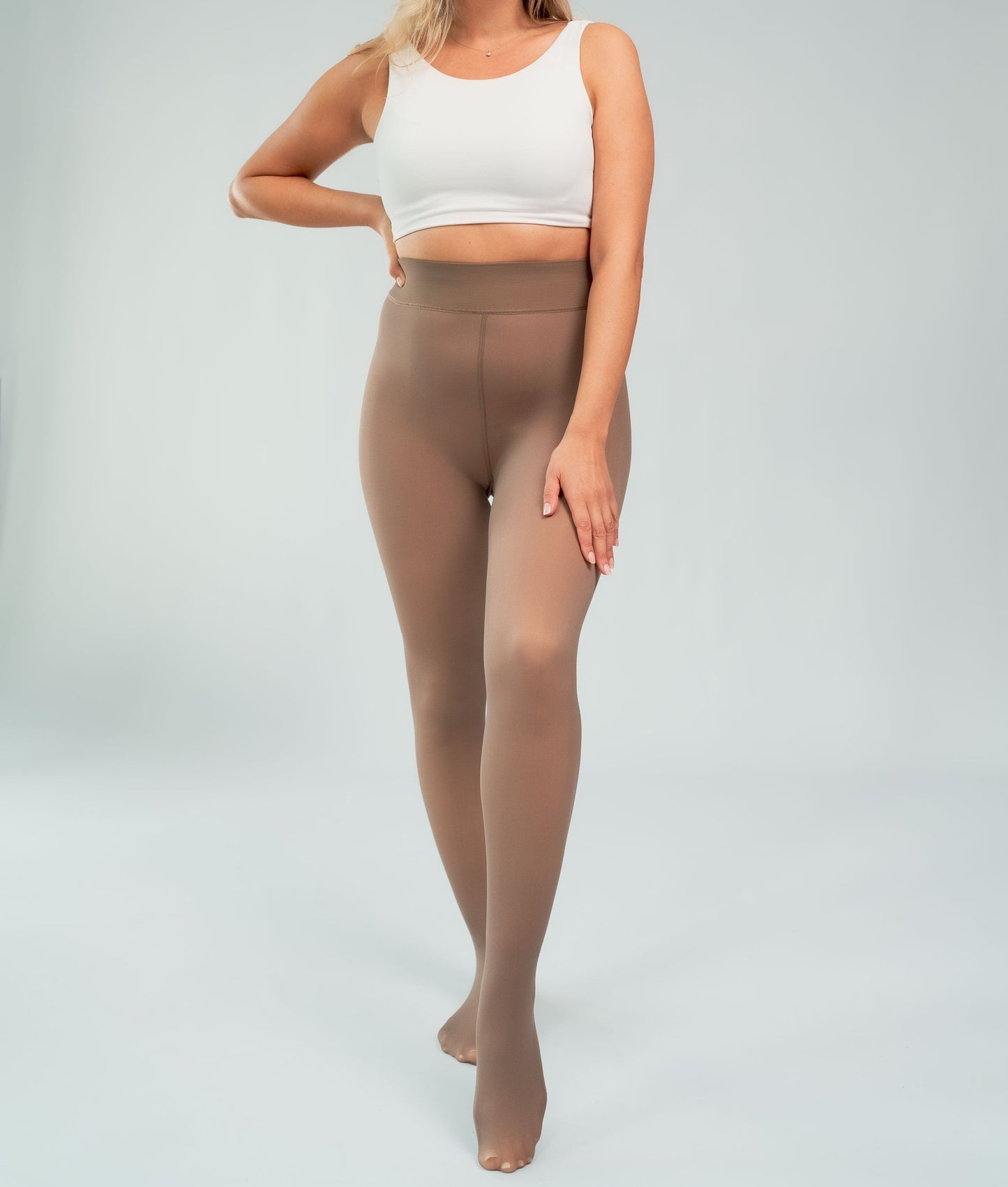 SlimFit Fleece Gevoerde Panty