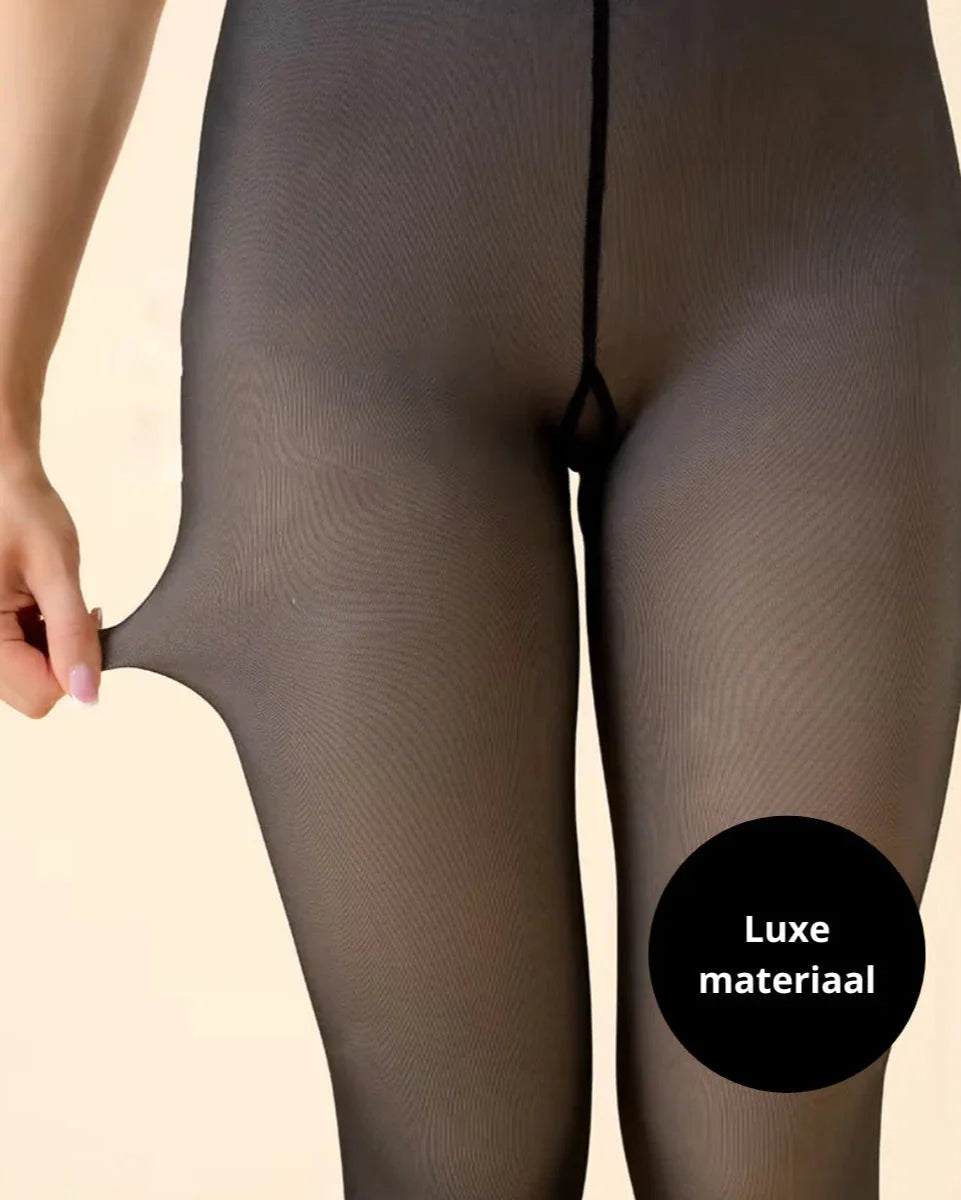 SlimFit Fleece Gevoerde Panty