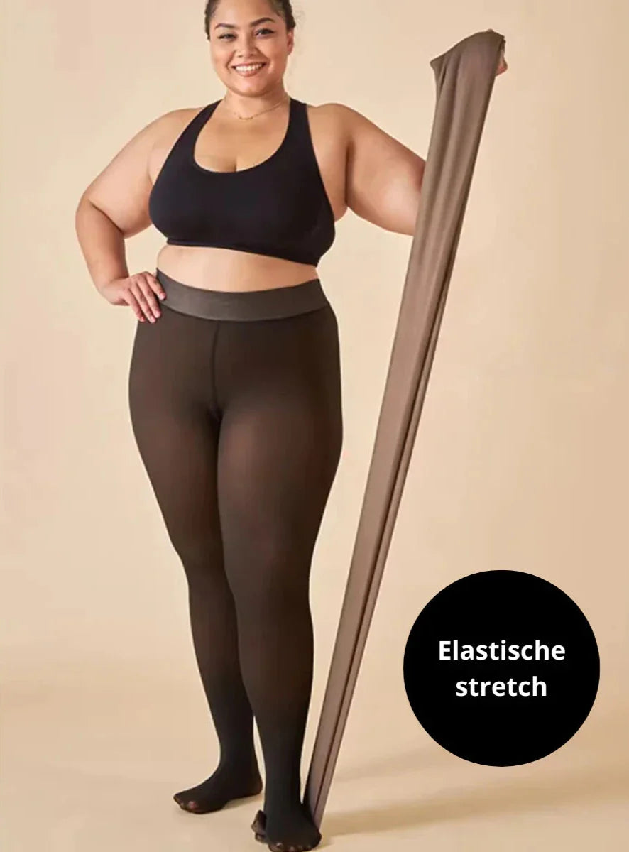 SlimFit Fleece Gevoerde Panty