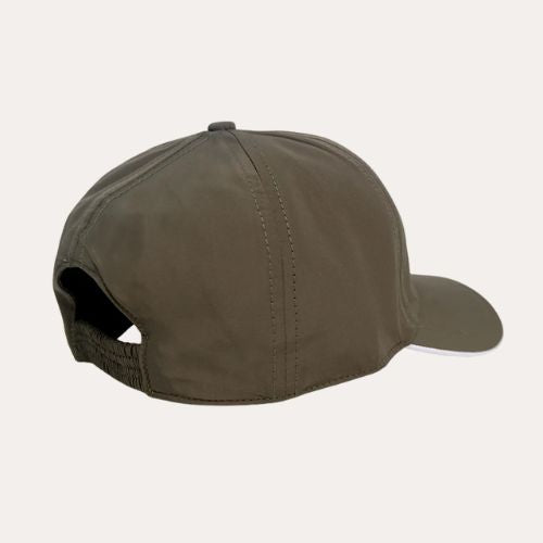 Heren baseball cap olijfgroen, verstelbare sportieve pet met gebogen klep, casual en outdoor accessoire, ademend en lichtgewicht ontwerp.