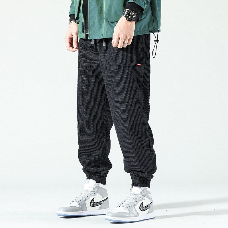 Stijlvolle Corduroy Joggingbroek – Herenbroek met Relaxte Pasvorm