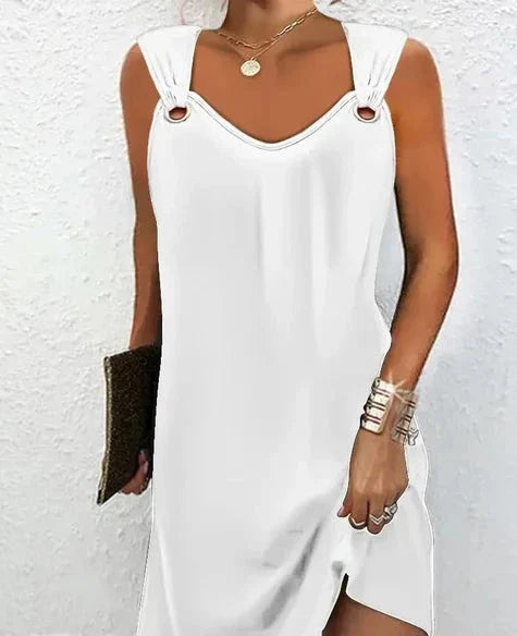 Trendy Zomerjurk met O-ring Detail