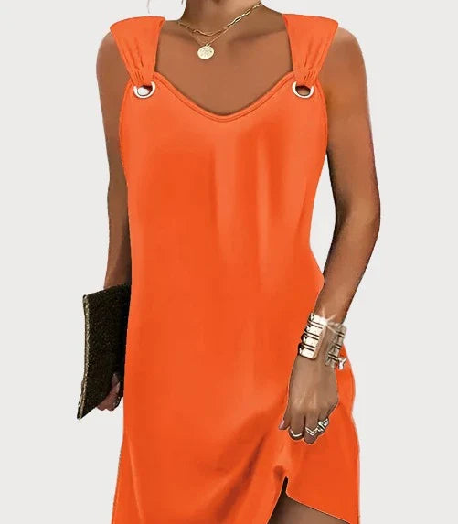 Trendy Zomerjurk met O-ring Detail