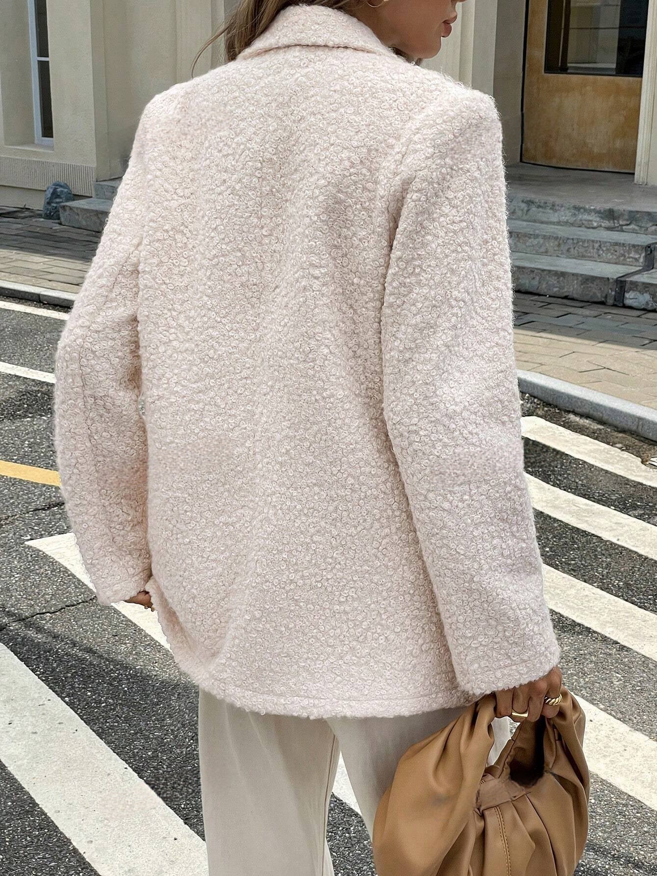 Elvire - Elegante Bouclé Blazer voor een Tijdloze Look