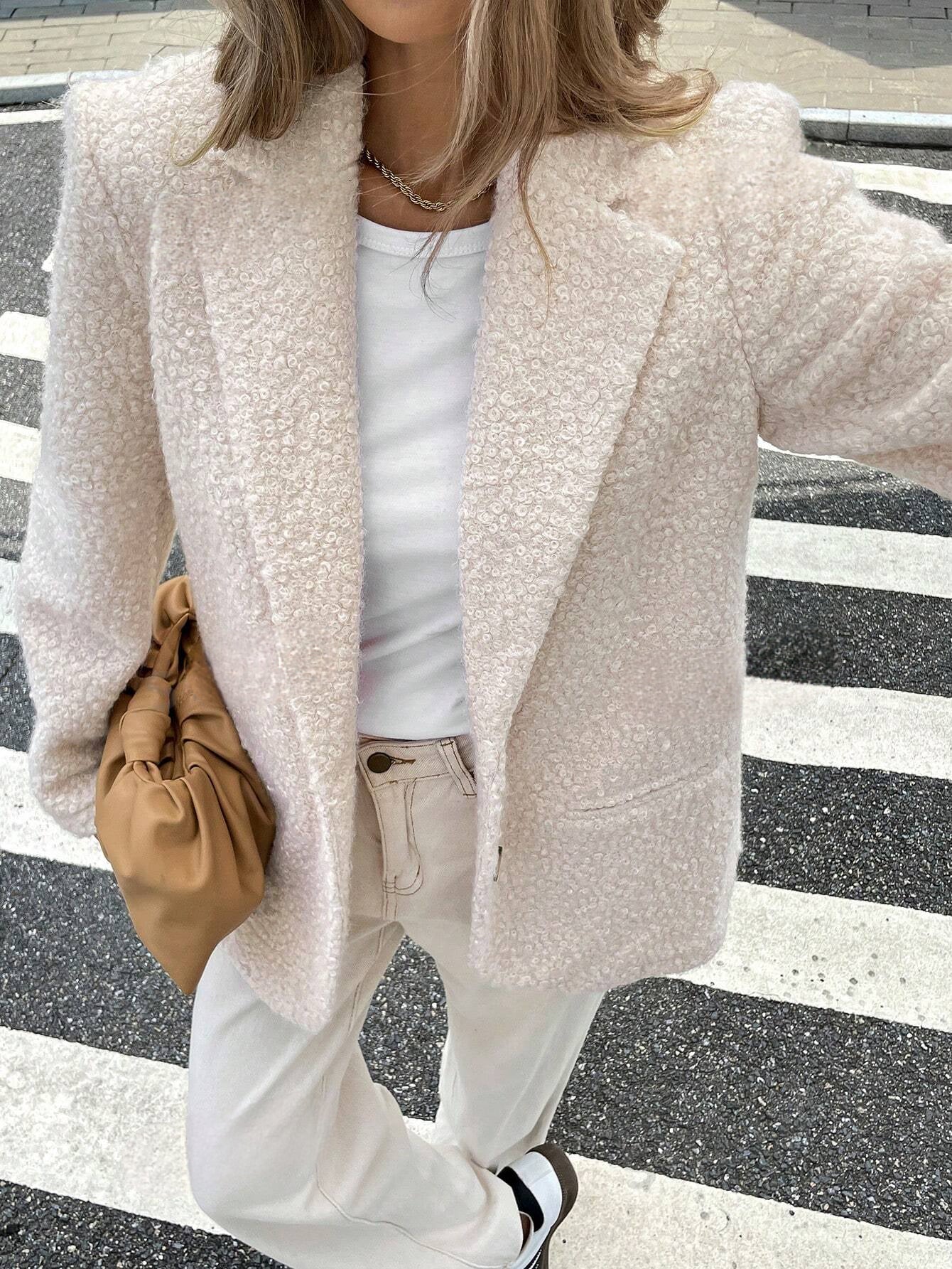 Elvire - Elegante Bouclé Blazer voor een Tijdloze Look
