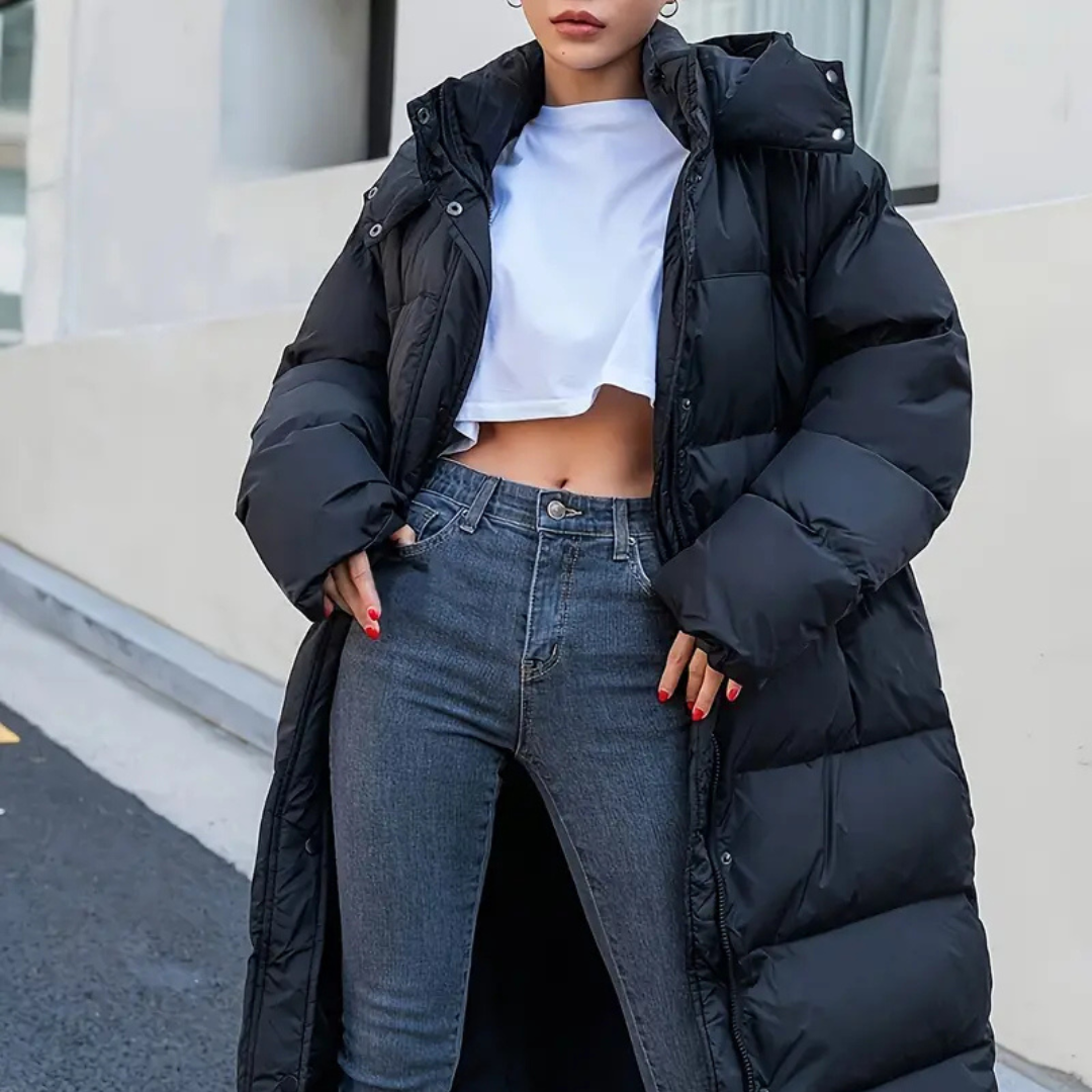 Simone Winterjas Dames | Lange Puffer & Capuchon