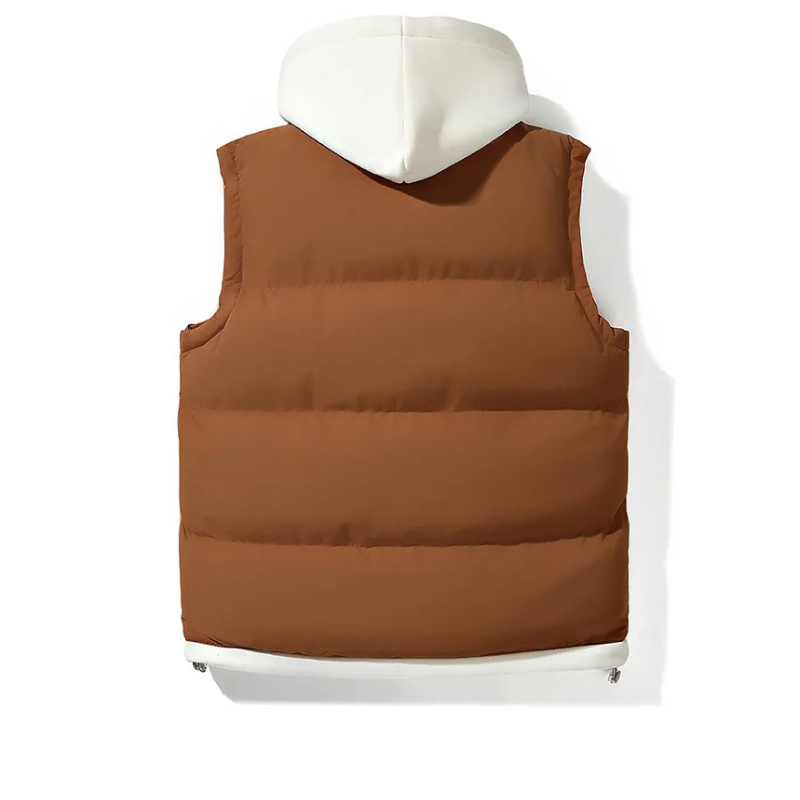 Liam | Heren Puffer Bodywarmer & Capuchon