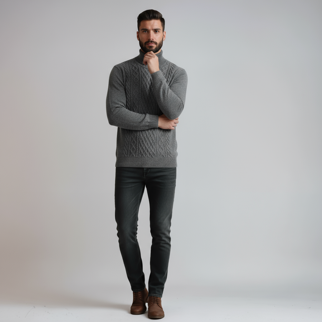 Heren Coltrui | Gebreid met Kabelpatroon