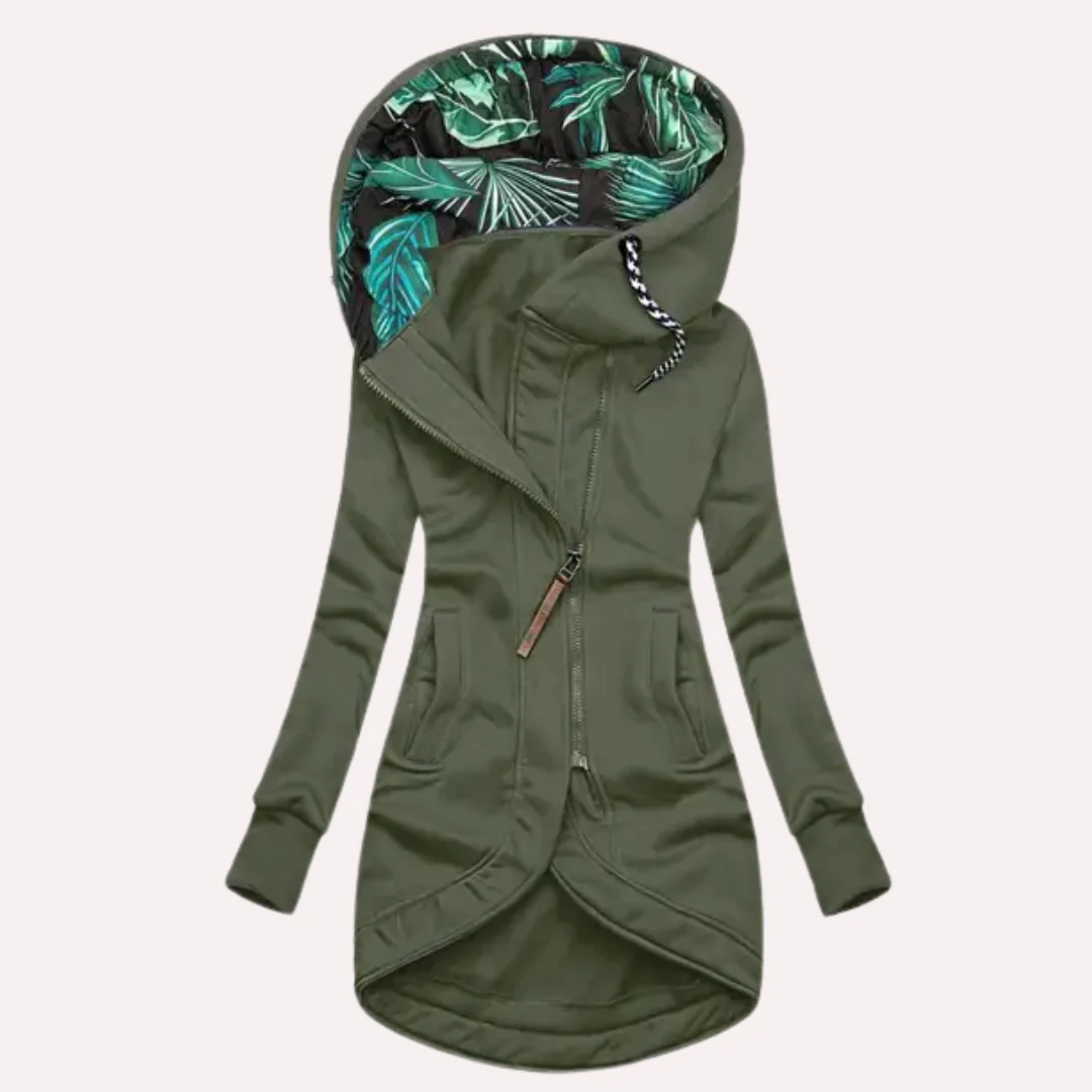 Flora - Winterjas Dames | Capuchon & Ritssluiting