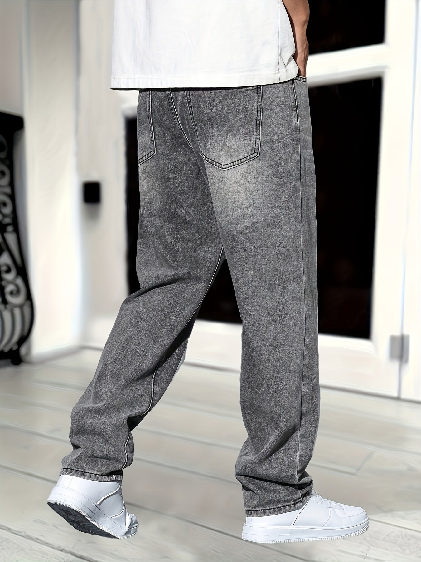 Vintage Relaxed Fit Jeans voor Heren