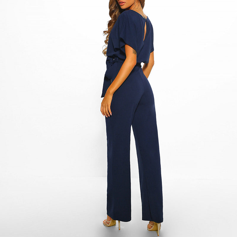 Lacy Jumpsuit Dames | Wide Leg & Strikceintuur