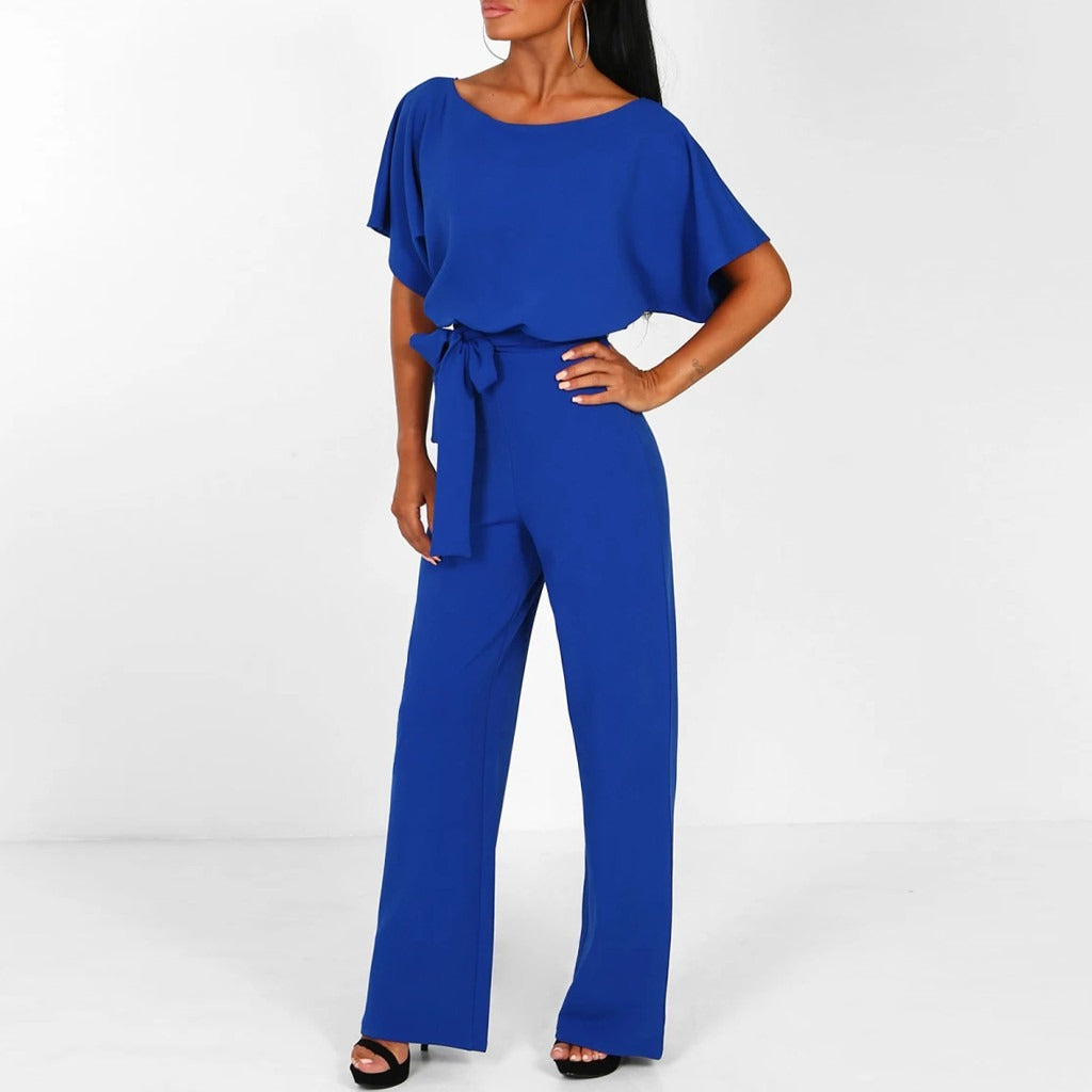 Lacy Jumpsuit Dames | Wide Leg & Strikceintuur