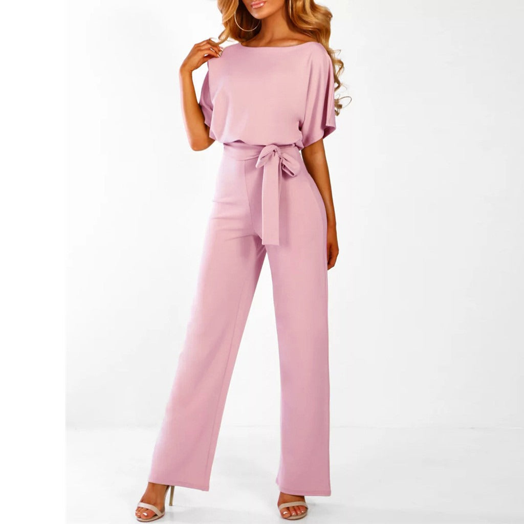 Lacy Jumpsuit Dames | Wide Leg & Strikceintuur