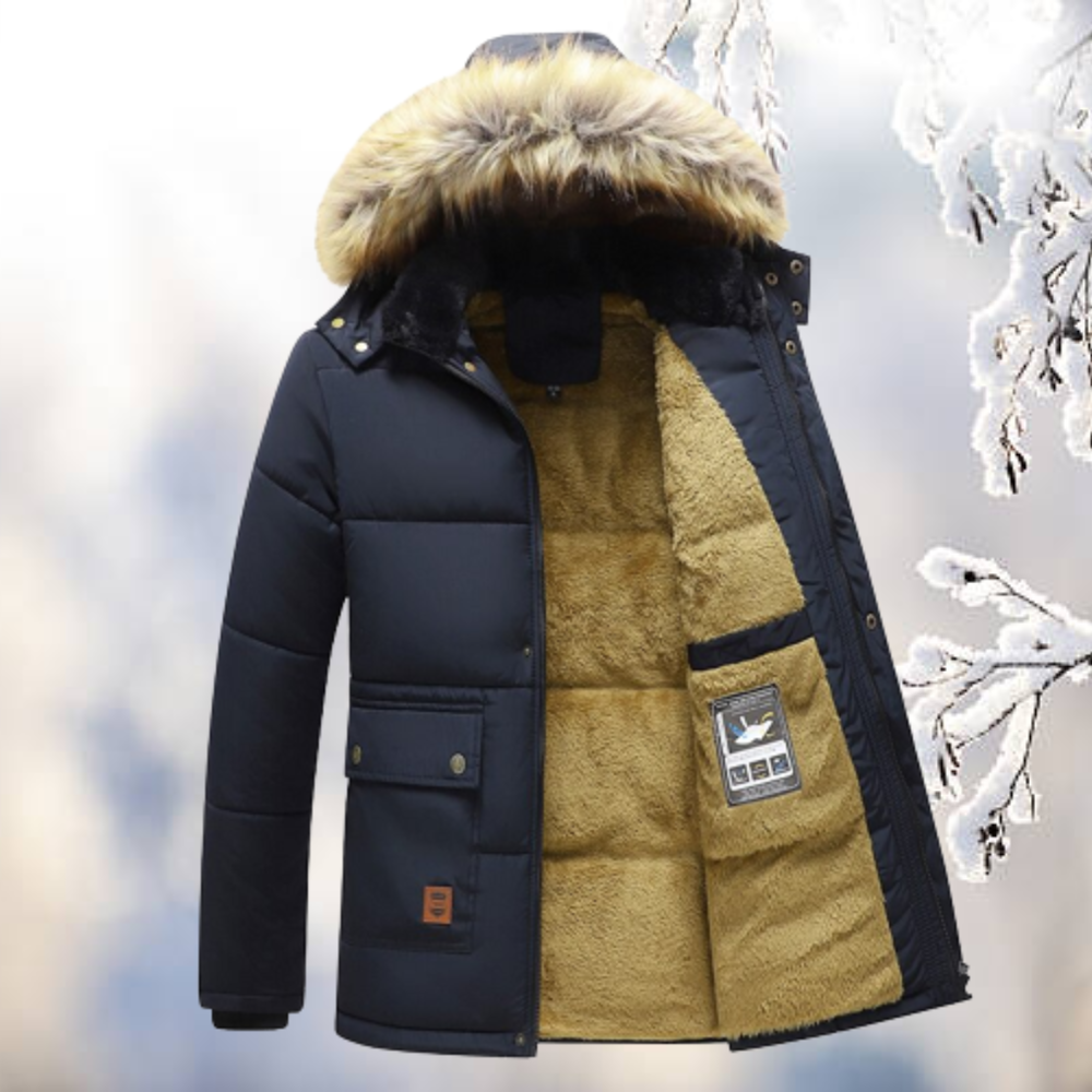 Matt - Winterjas Heren | Bontkraag & Capuchon