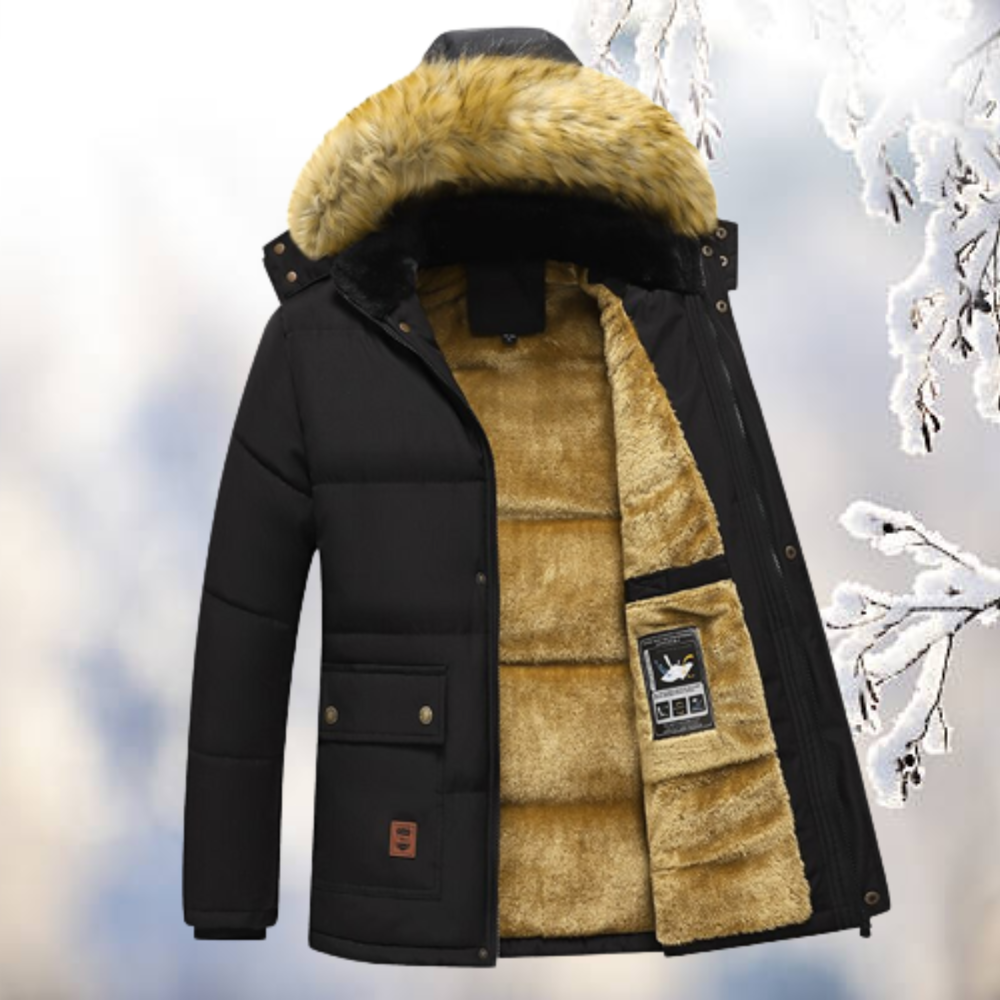 Matt - Winterjas Heren | Bontkraag & Capuchon