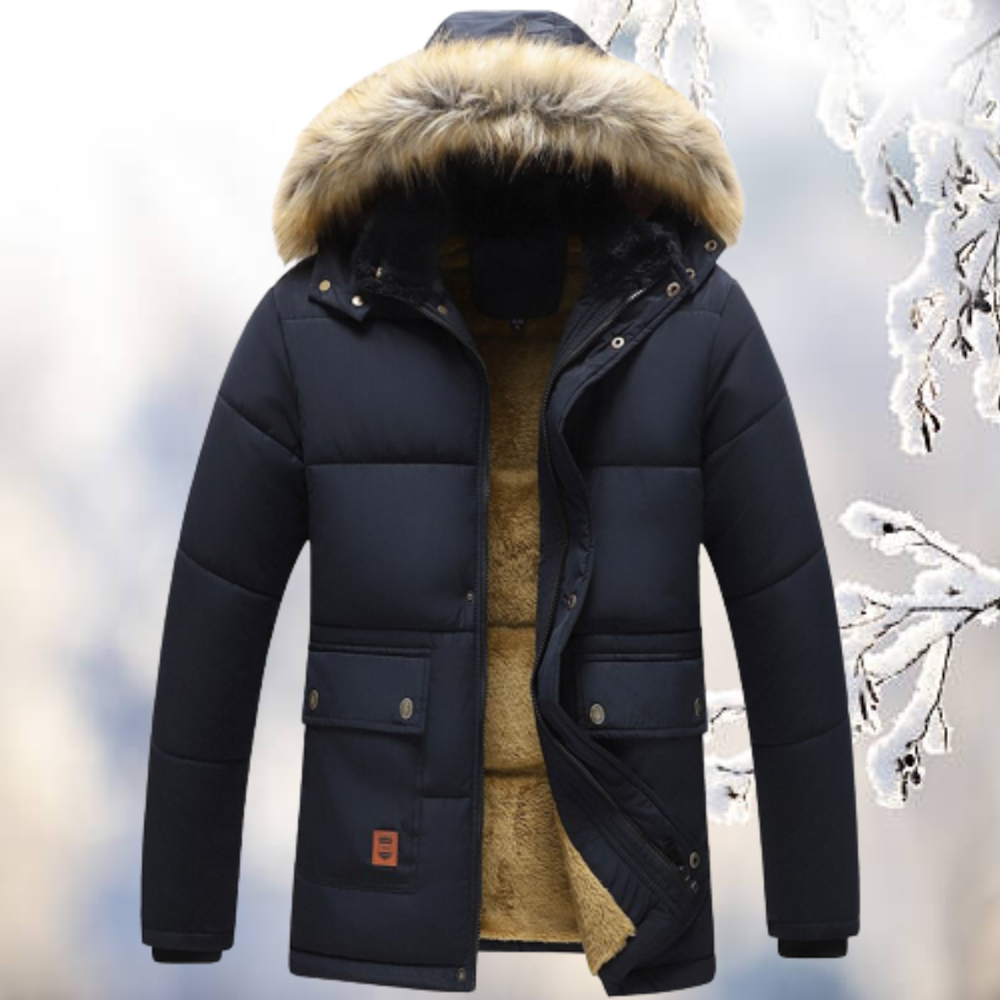 Matt - Winterjas Heren | Bontkraag & Capuchon