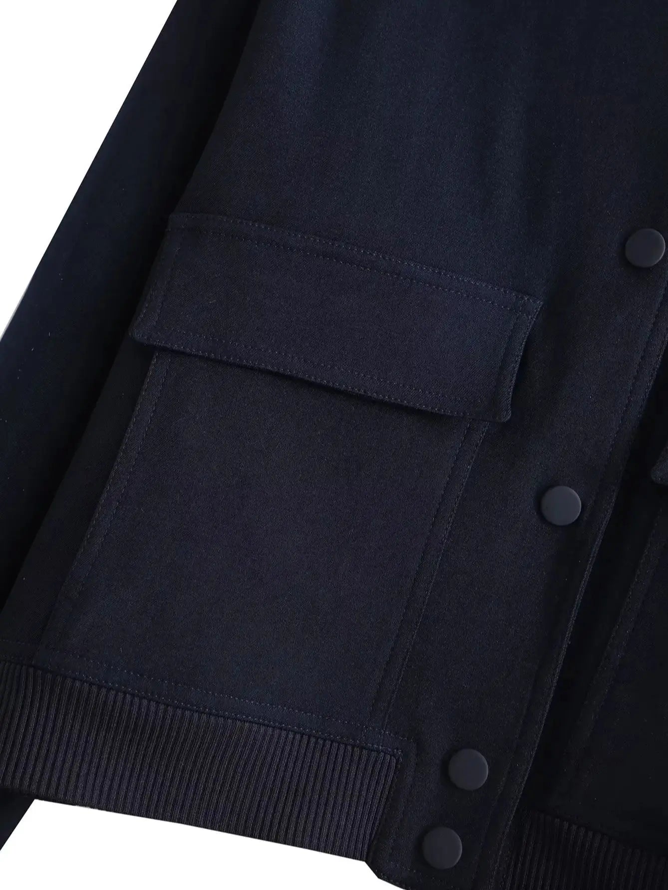 Kort Bomberjack Dames | Knoopsluiting