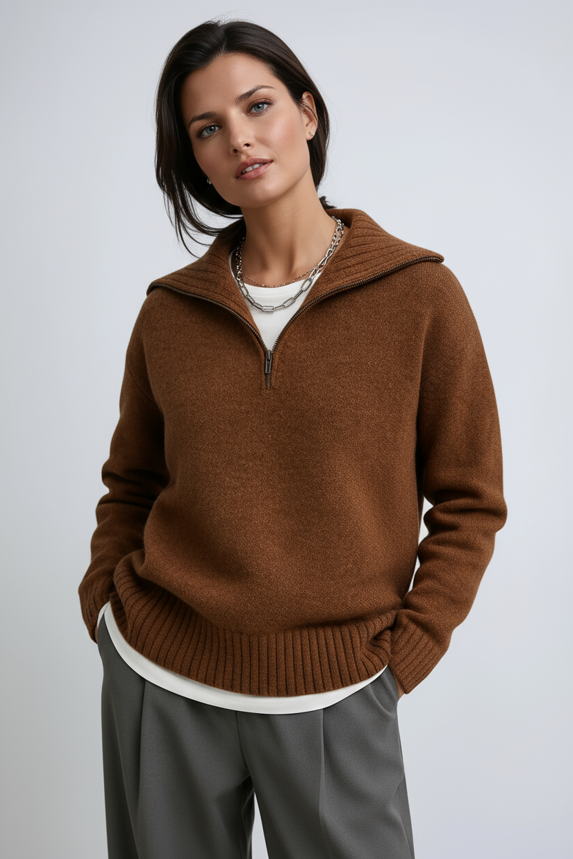 Trui Dames | Half Zip & Gebreid