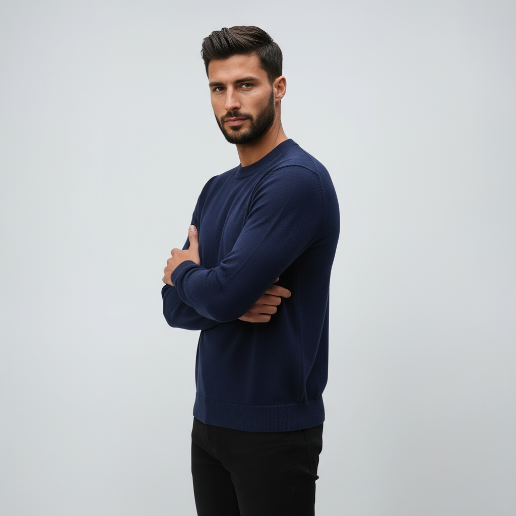 Luca Heren Trui | Ronde Hals
