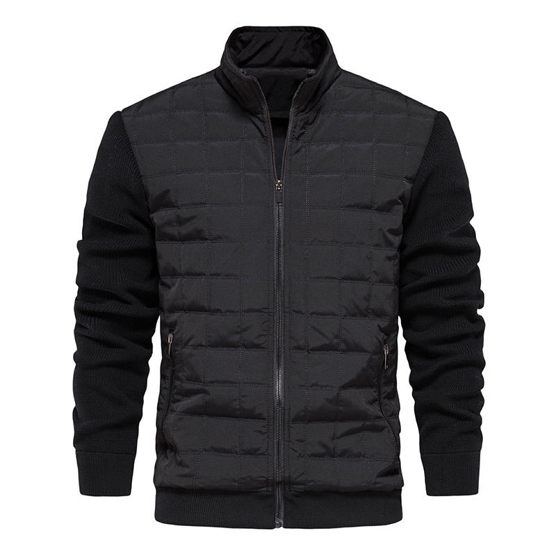 Casual herenjack met gewatteerde body