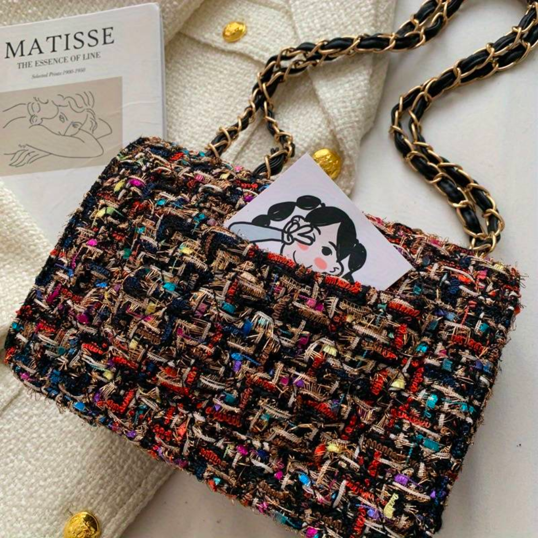 Celeste - Tweed Schoudertas