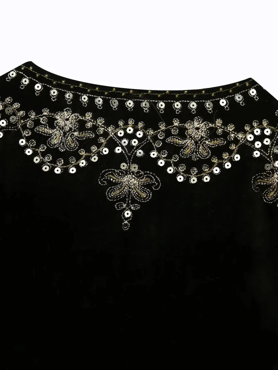 Livaine | Uniek Geborduurd Vest - Tijdloze Luxe