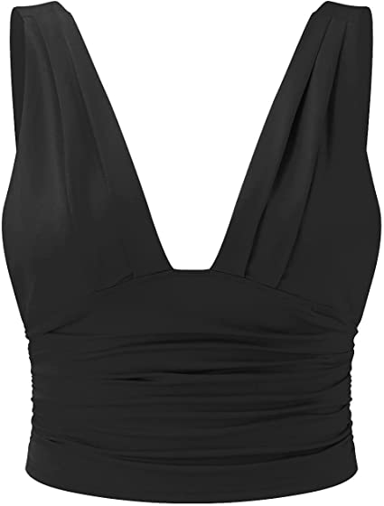 V-hals Mouwloze Top – Stijlvolle Getailleerde Dames Top
