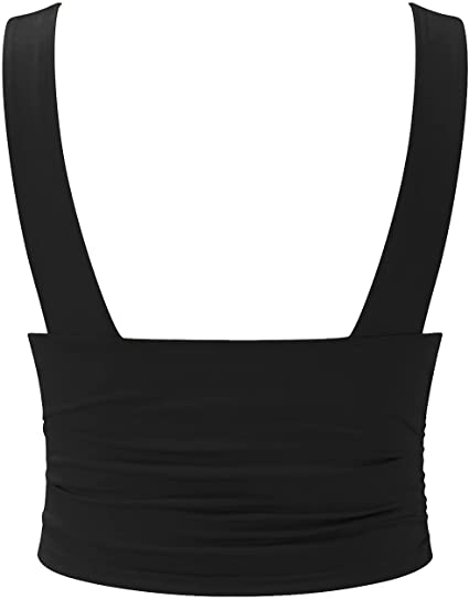 V-hals Mouwloze Top – Stijlvolle Getailleerde Dames Top