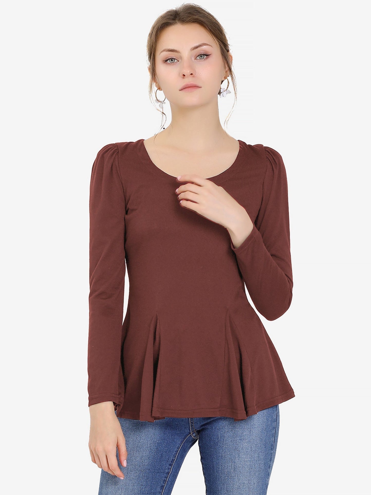 Mila Shirt Dames | Lange Mouwen & Ronde Hals