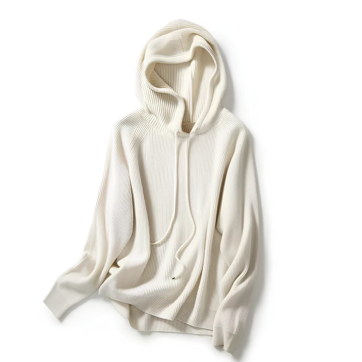 Dames Gebreide Hoodie | Zachte Trui met Capuchon