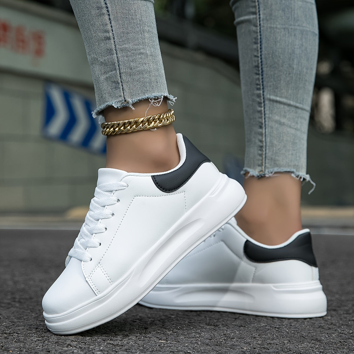 Witte Dames Sneakers | Laag Model